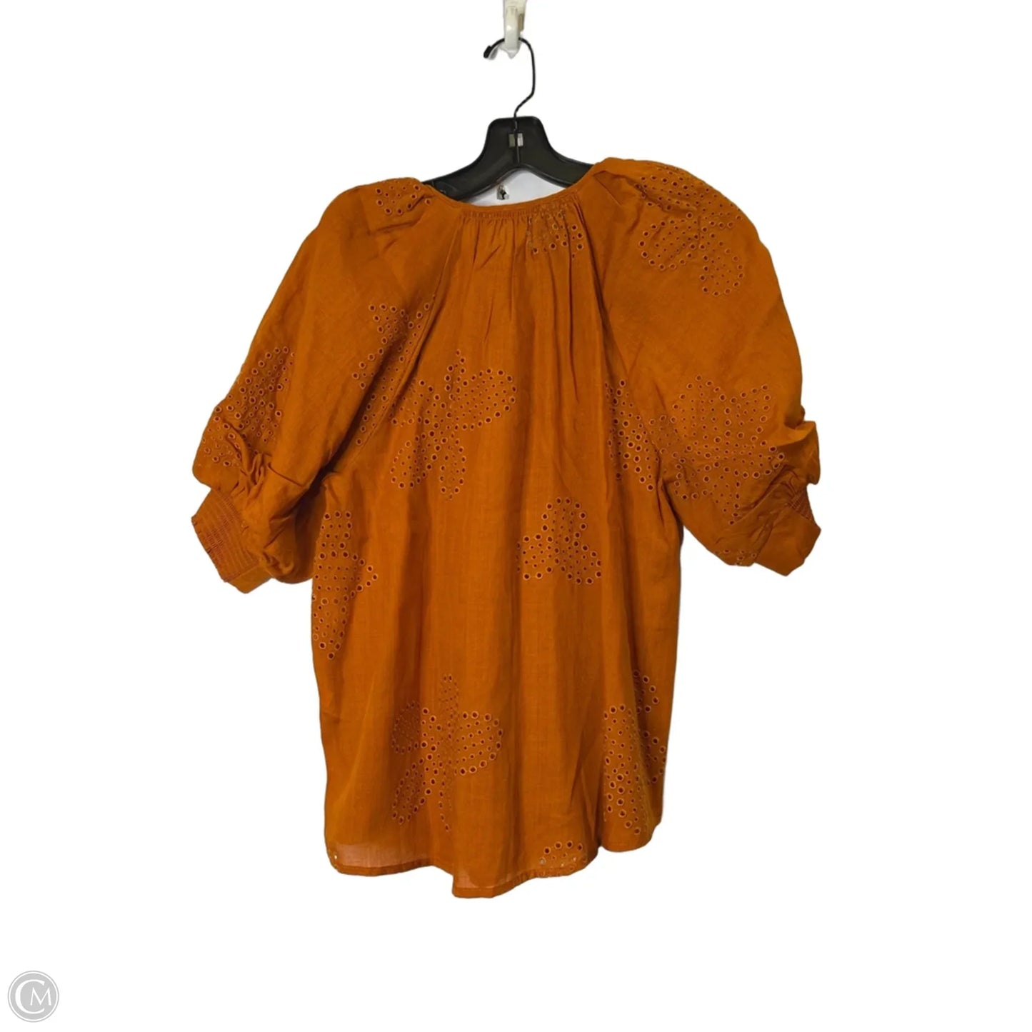 Top Short Sleeve By Chicos In Orange, Size: 12