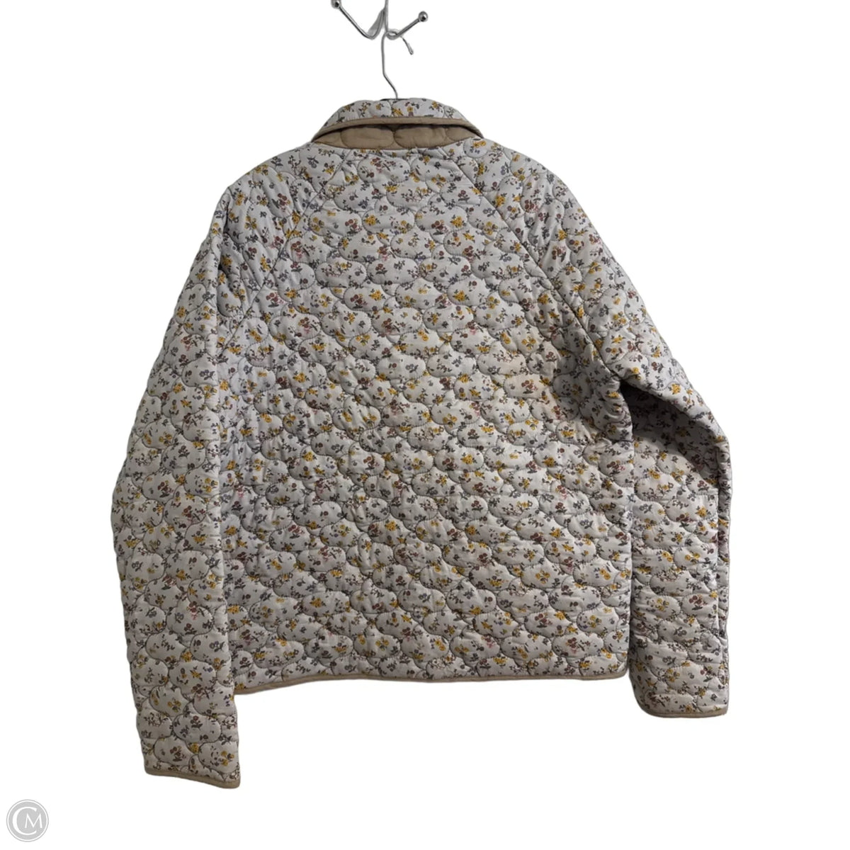 Jacket Puffer & Quilted By Mable In Floral Print, Size: L