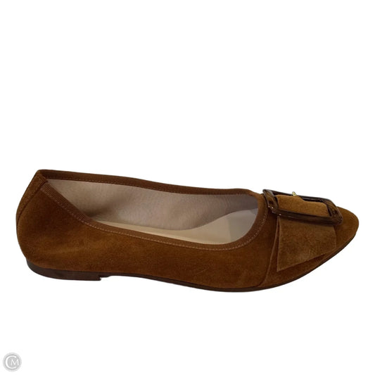 Shoes Flats By Clothes Mentor In Brown, Size: 10