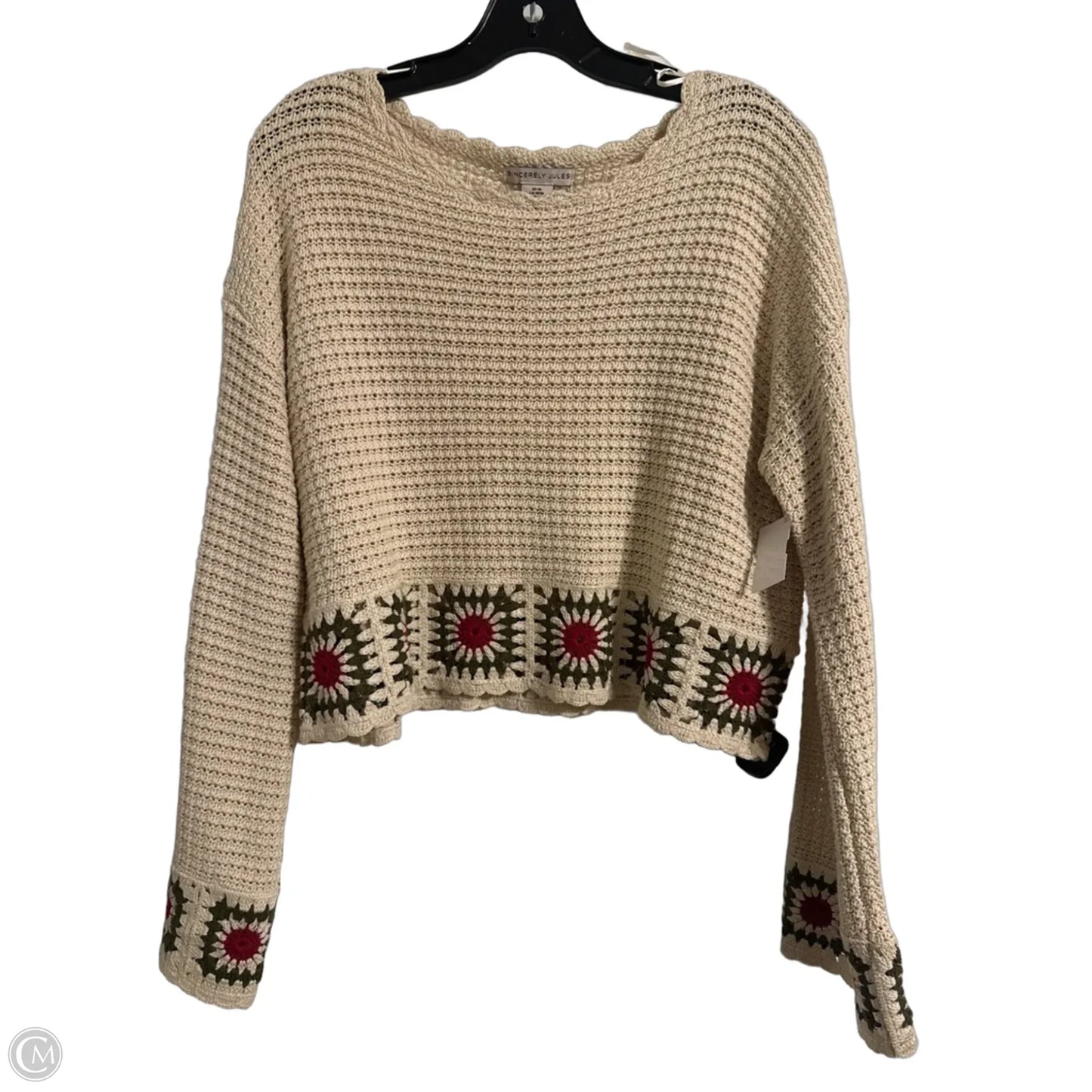 Sweater By Sincerely Jules In Cream, Size: M