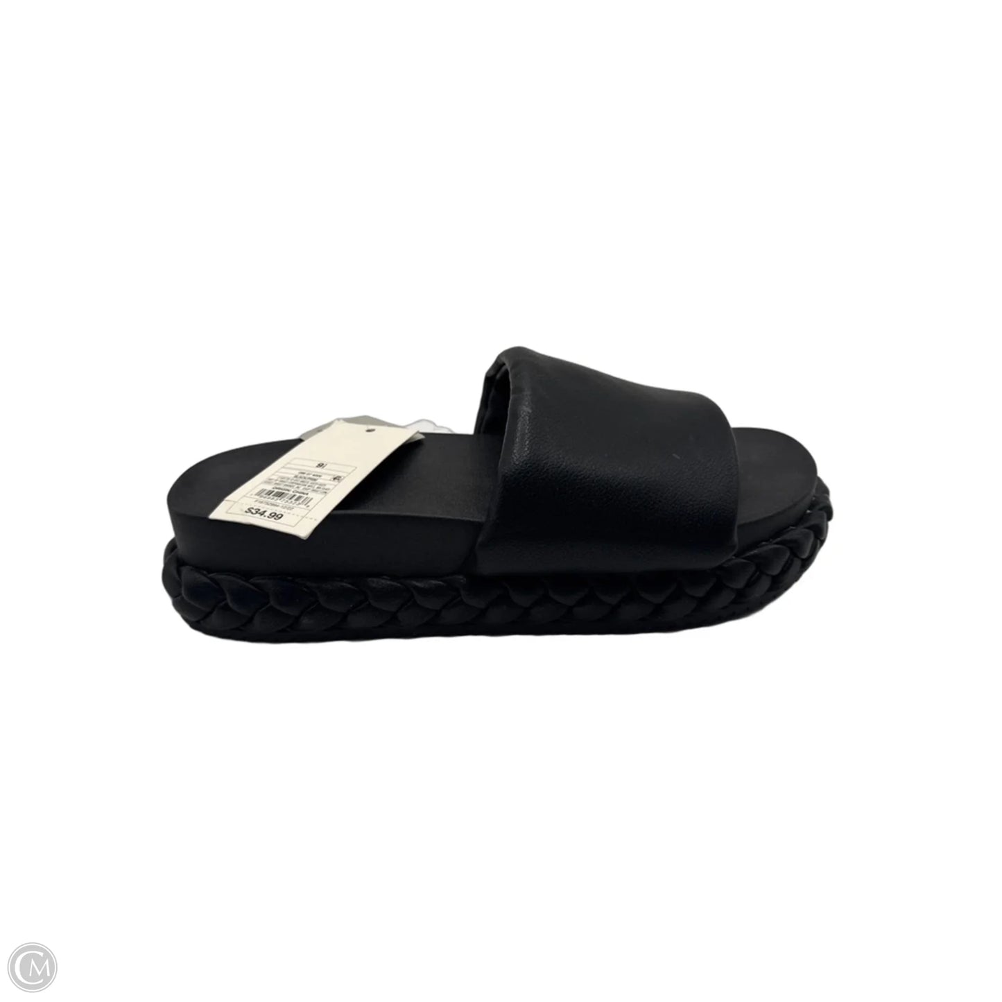 Sandals Flats By A New Day In Black, Size: 9.5