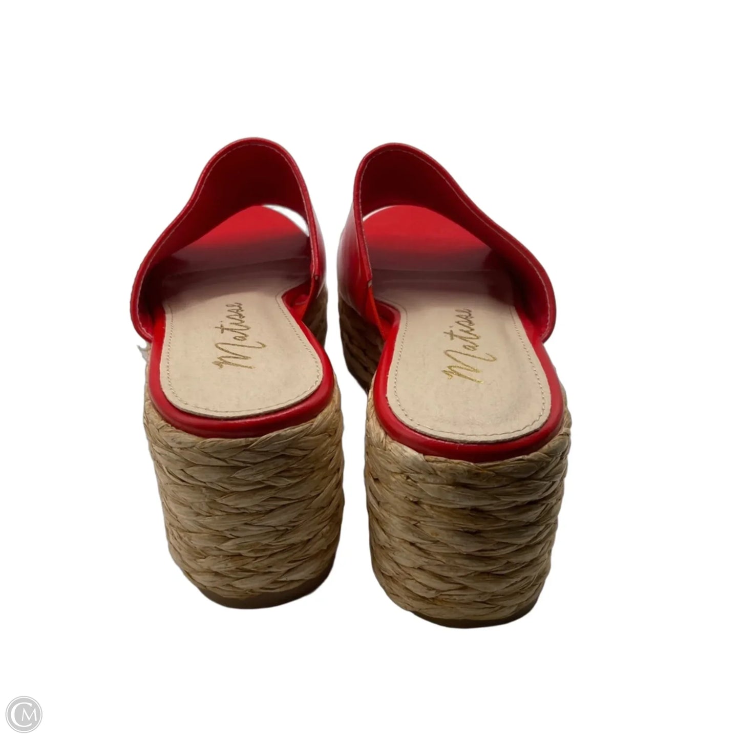 Sandals Heels Platform By Matisse In Red, Size: 10