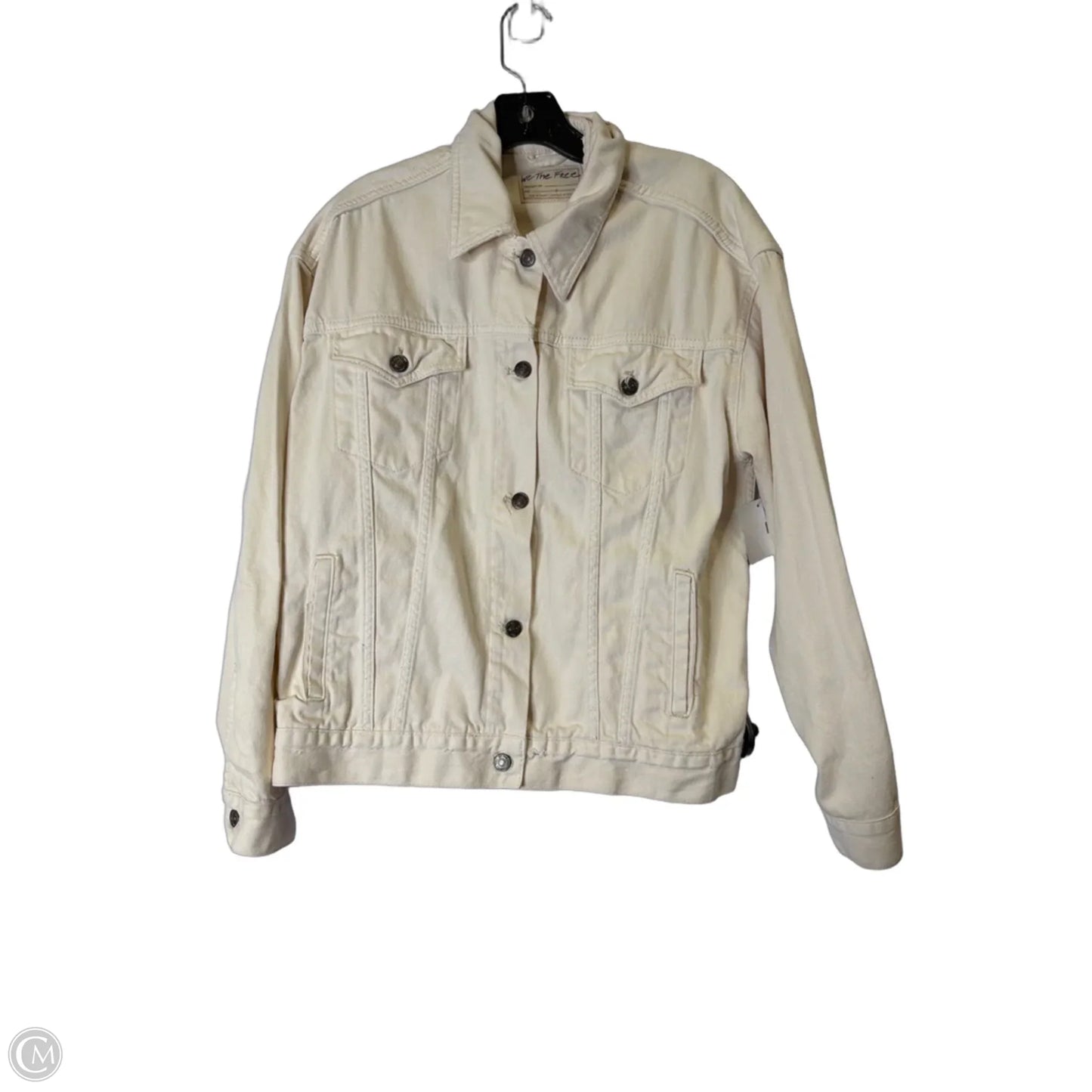 Jacket Denim By We The Free In Cream, Size: S