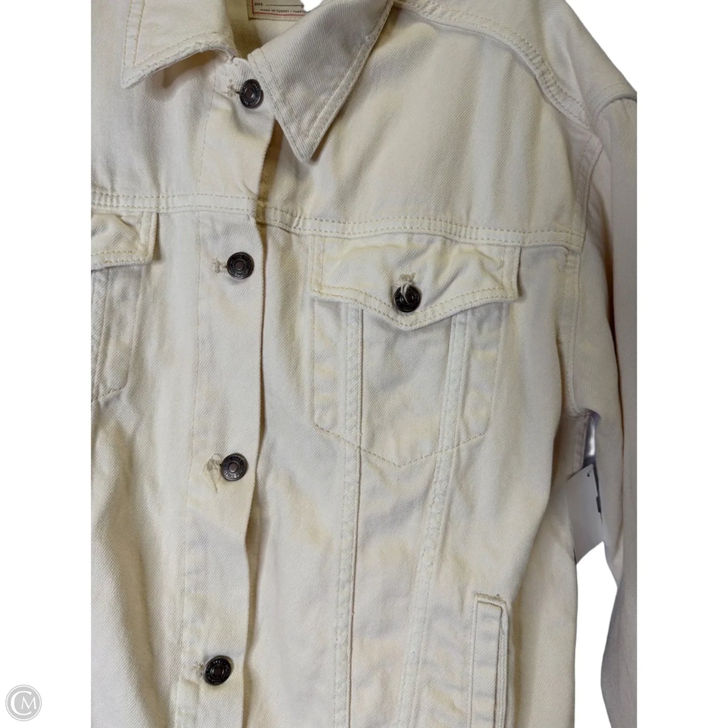 Jacket Denim By We The Free In Cream, Size: S
