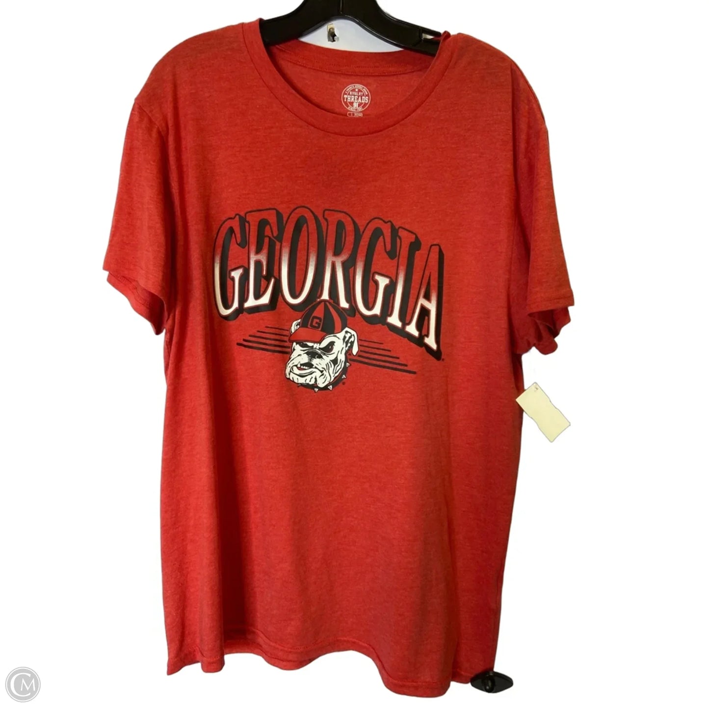 Top Short Sleeve Basic By Clothes Mentor In Red, Size: L