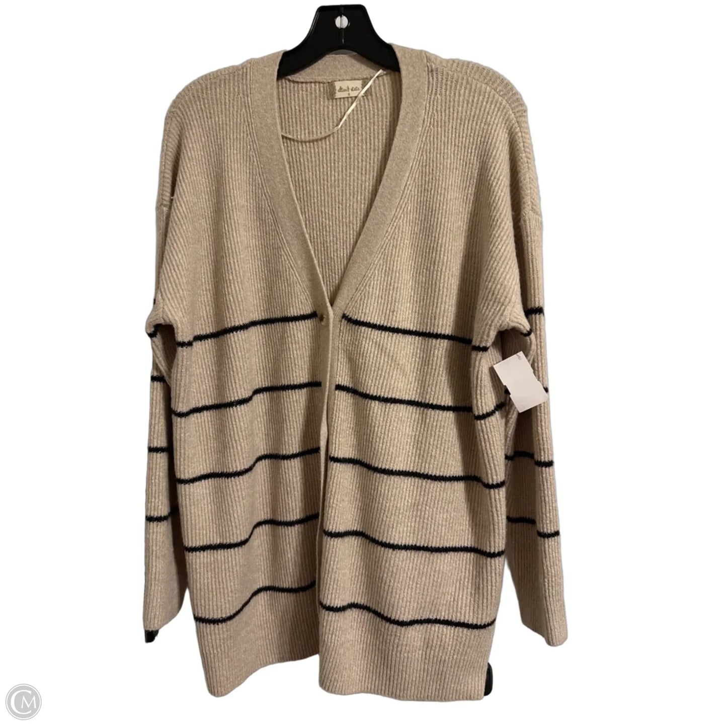 Sweater Cardigan By Altard State In Striped Pattern, Size: S