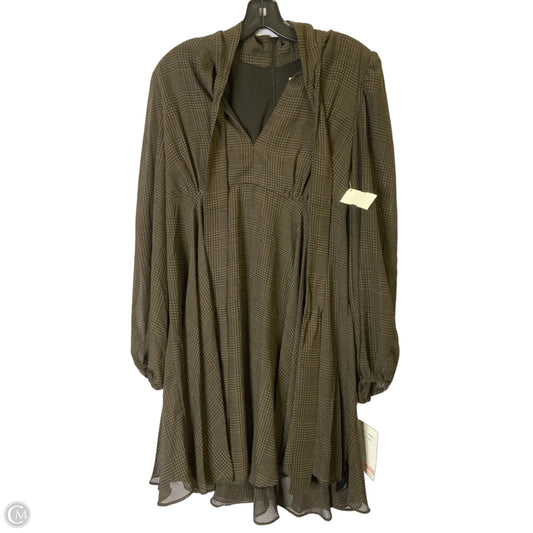 Dress Casual Midi By Taylor In Brown, Size: 10