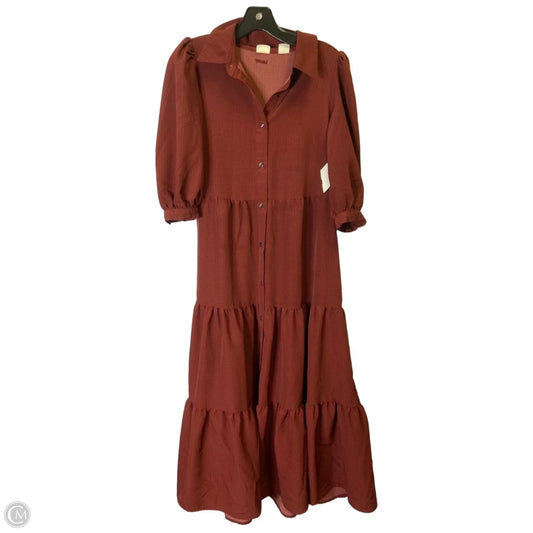 Dress Casual Maxi By Levis In Red, Size: S