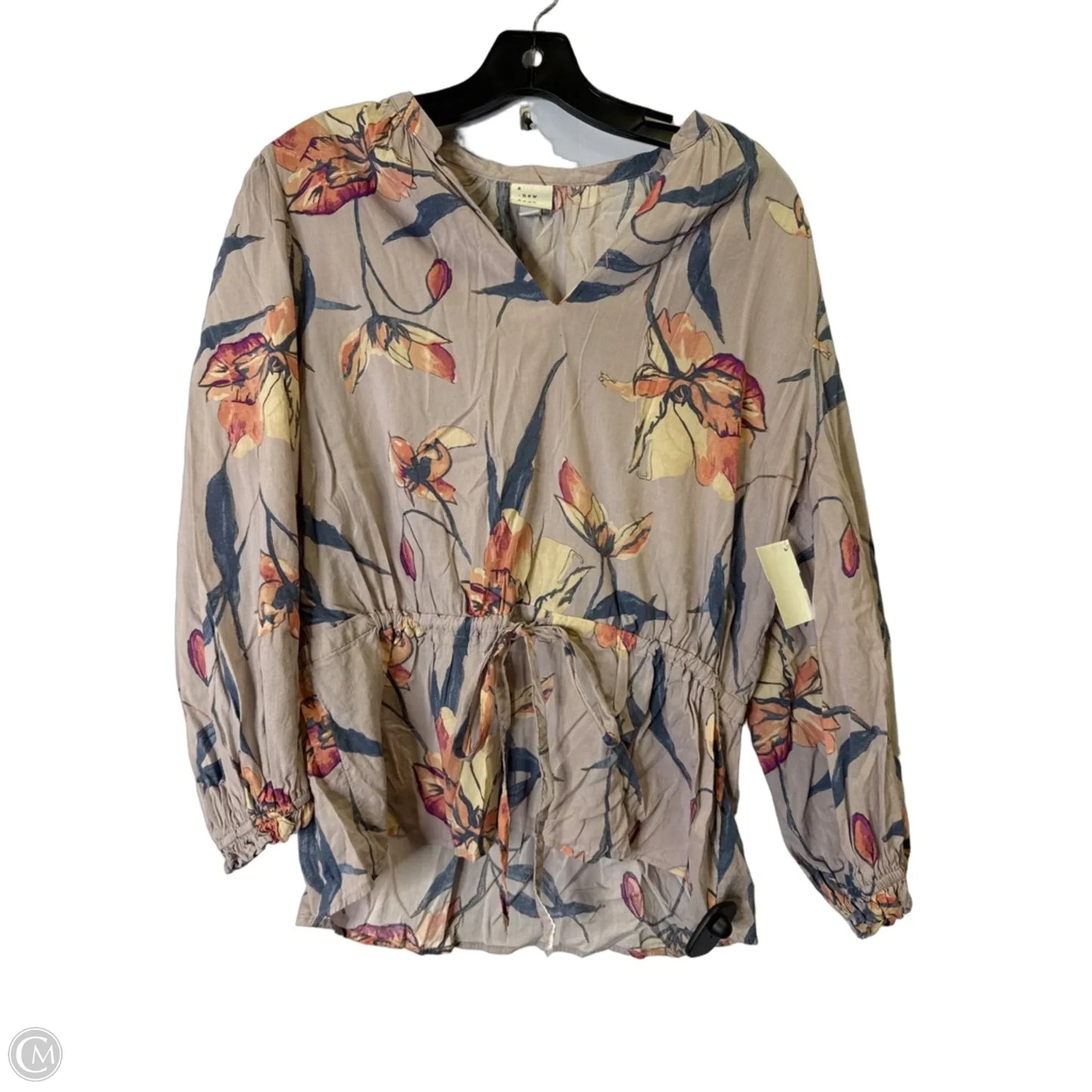 Top Long Sleeve By A New Day In Purple, Size: Xl