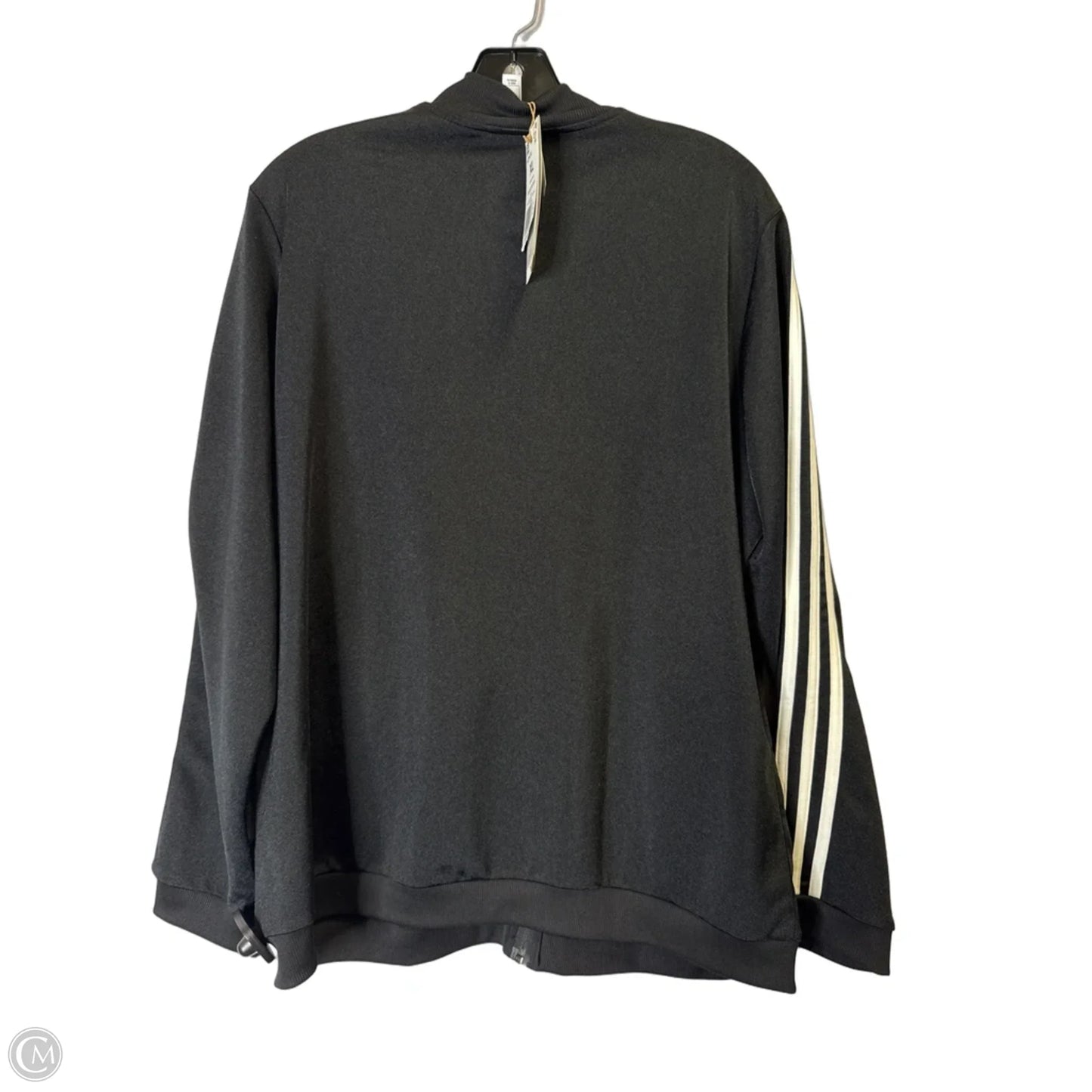 Athletic Jacket By Adidas In Black, Size: Xl