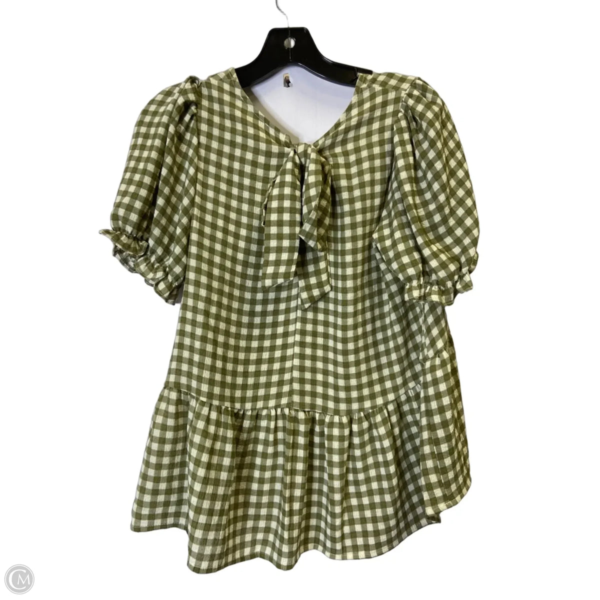 Top Short Sleeve By Mine In Green, Size: M