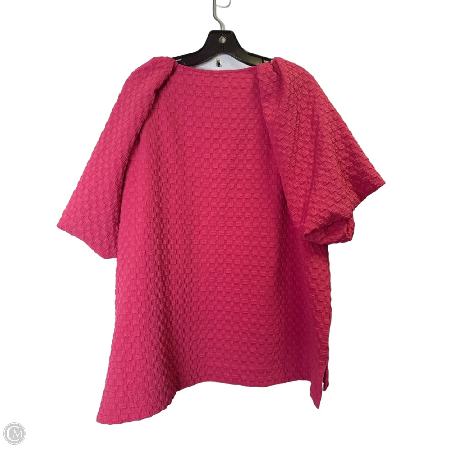 Top Short Sleeve By Umgee In Pink, Size: 1x