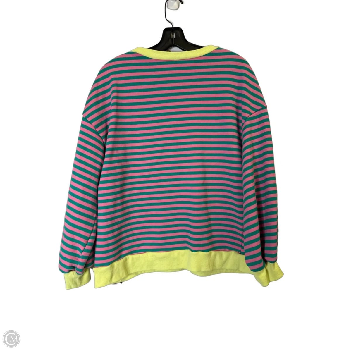 Sweatshirt Crewneck By Clothes Mentor In Striped Pattern, Size: Xl