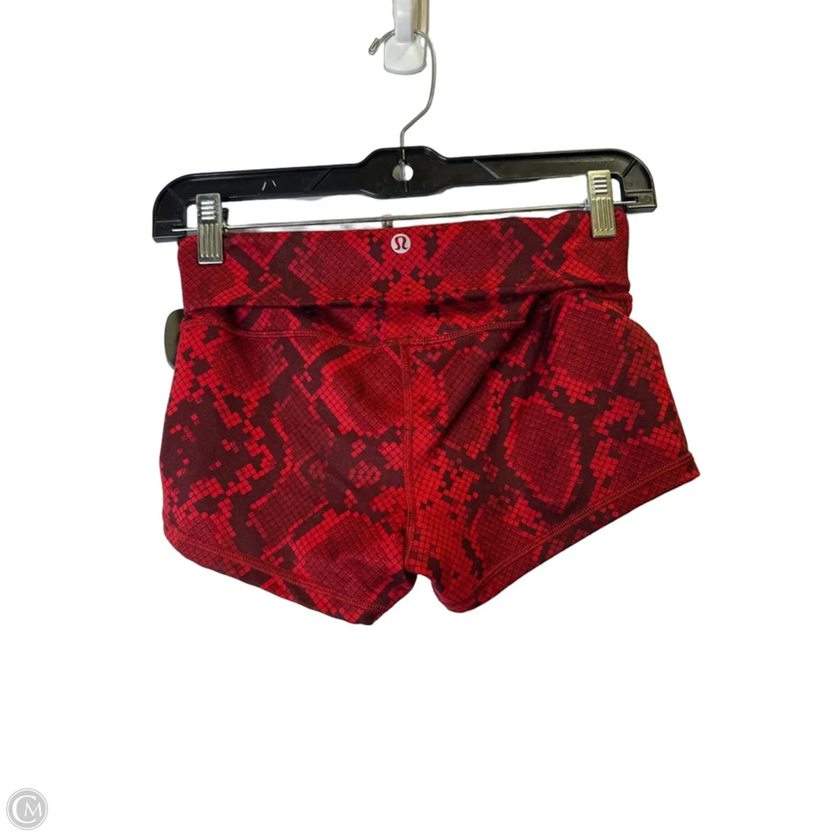 Athletic Shorts By Lululemon In Red, Size: Xs