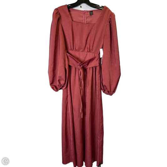 Dress Casual Maxi By Clothes Mentor In Pink, Size: 4