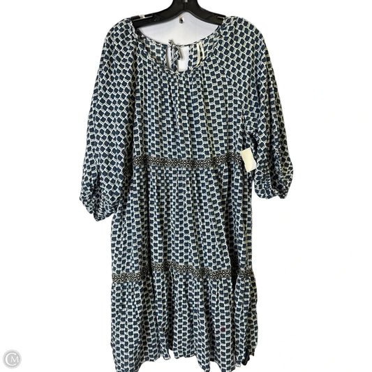 Dress Casual Short By Anthropologie In Blue, Size: L