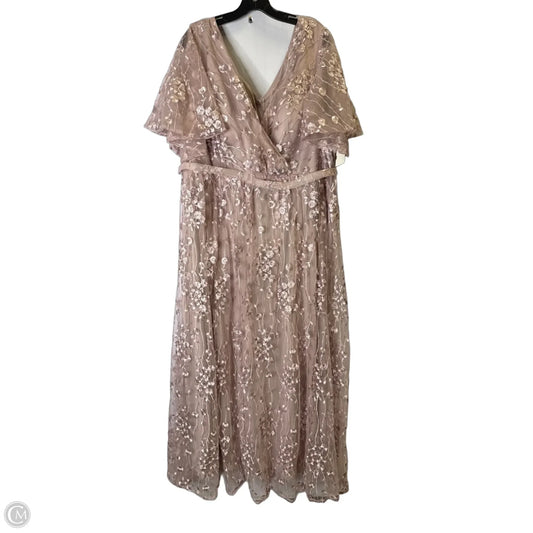 Dress Party Midi By Shein In Purple, Size: 4x