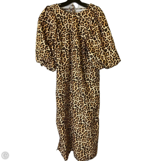 Dress Casual Midi By H&m In Animal Print, Size: S