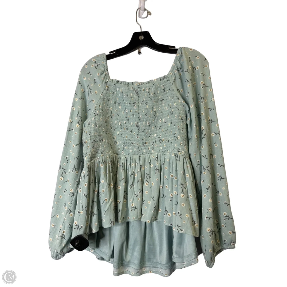 Top Long Sleeve By Torrid In Blue, Size: Xl