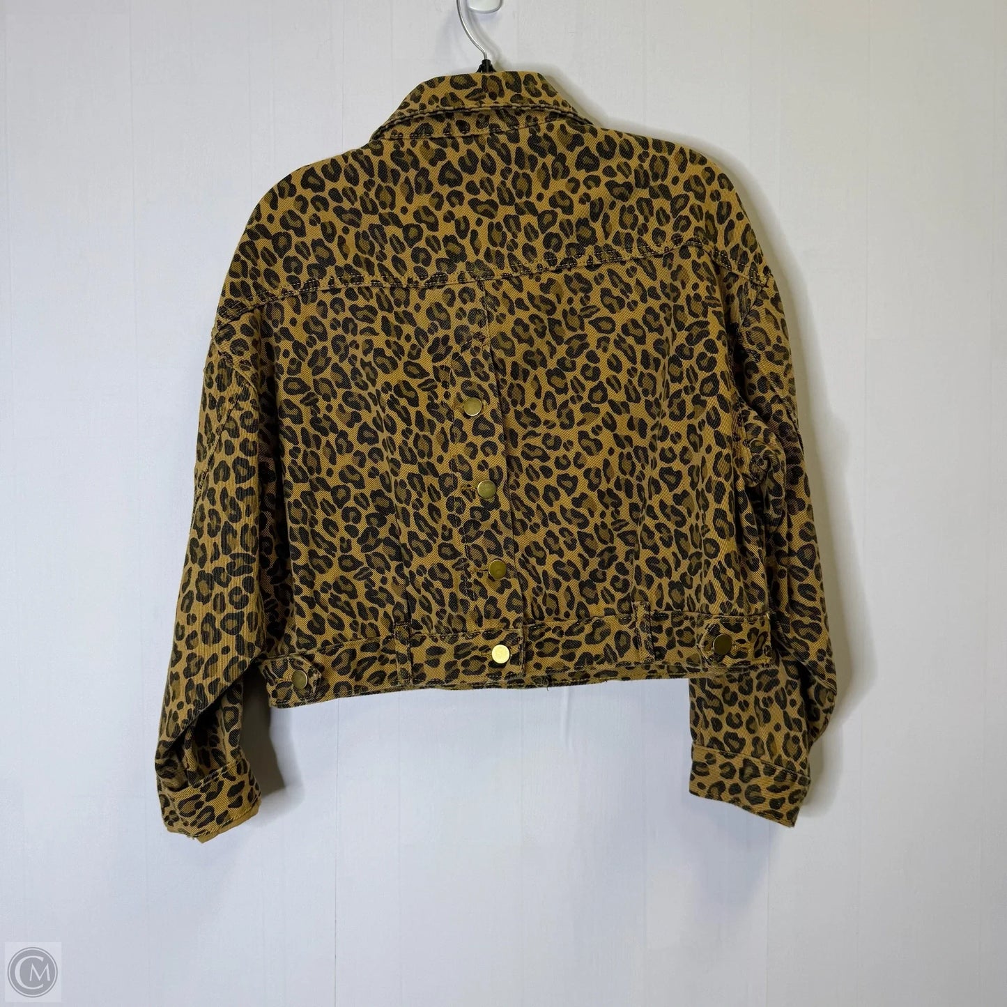 Jacket Denim By Main Strip In Animal Print, Size: S