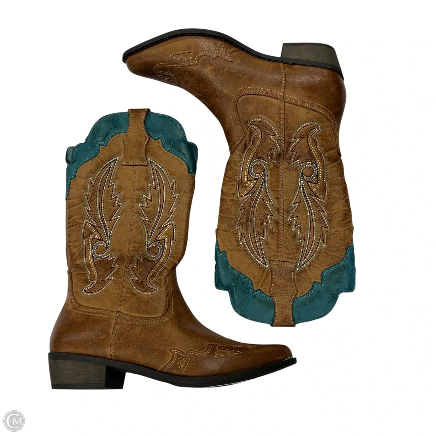 Boots Western By Coconuts In Brown, Size: 8