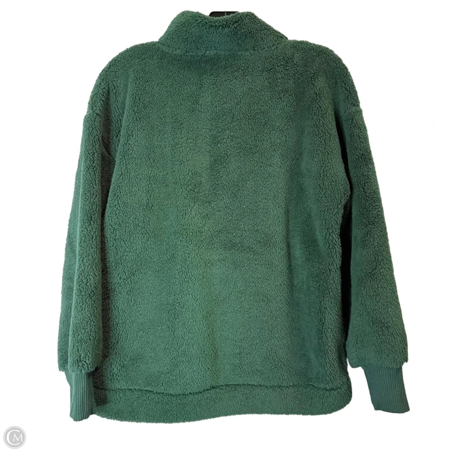 Jacket Faux Fur & Sherpa By Loft In Green, Size: S