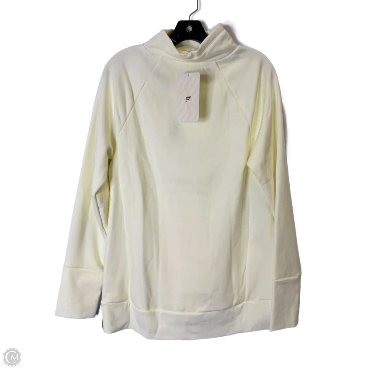 Sweatshirt Collar By Fabletics In Cream, Size: M