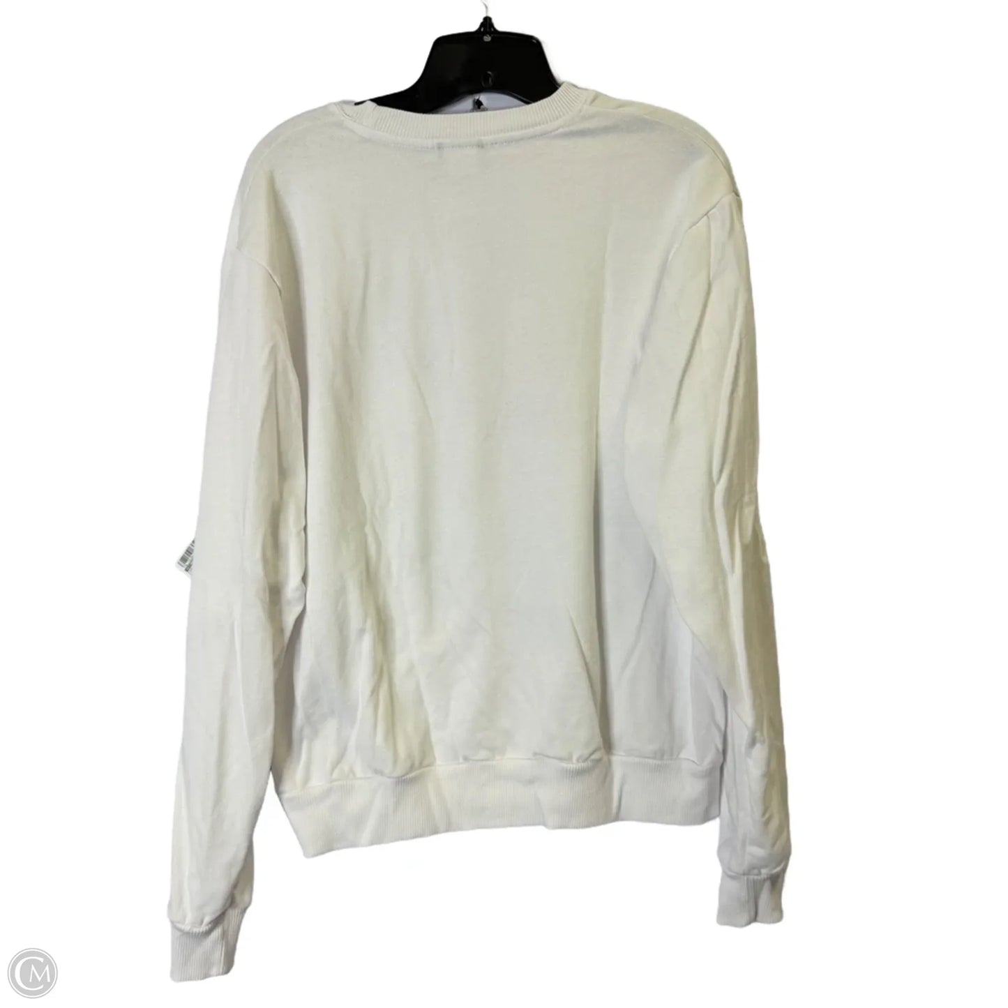 Top Long Sleeve By Disney In White, Size: S