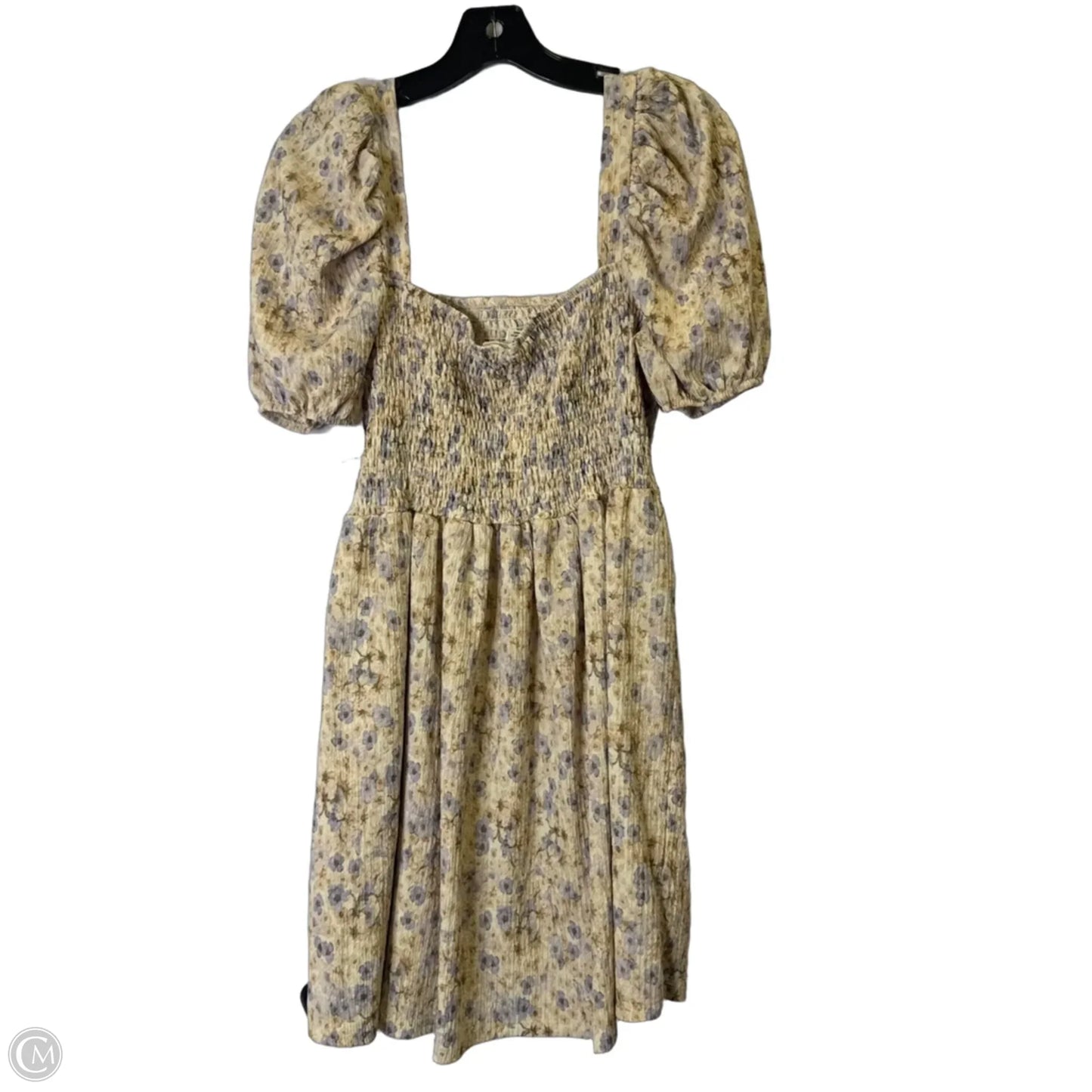 Dress Casual Short By H&m In Floral Print, Size: Xl
