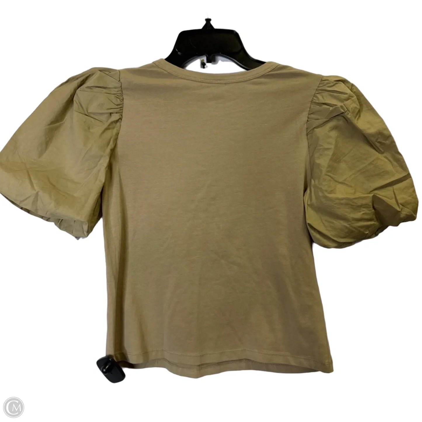 Top Short Sleeve By H&m In Brown, Size: S