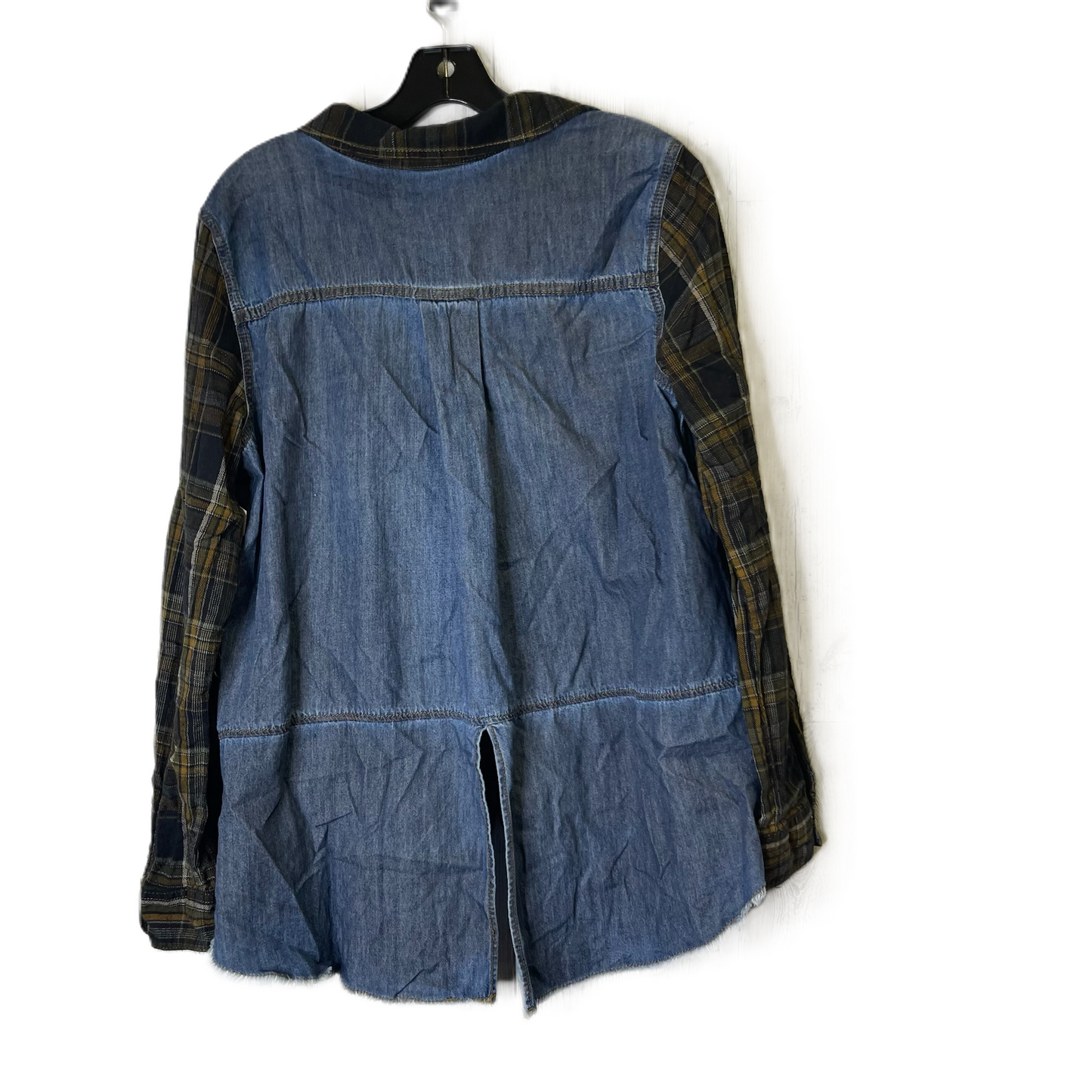 Top Long Sleeve By Free People In Blue, Size: M