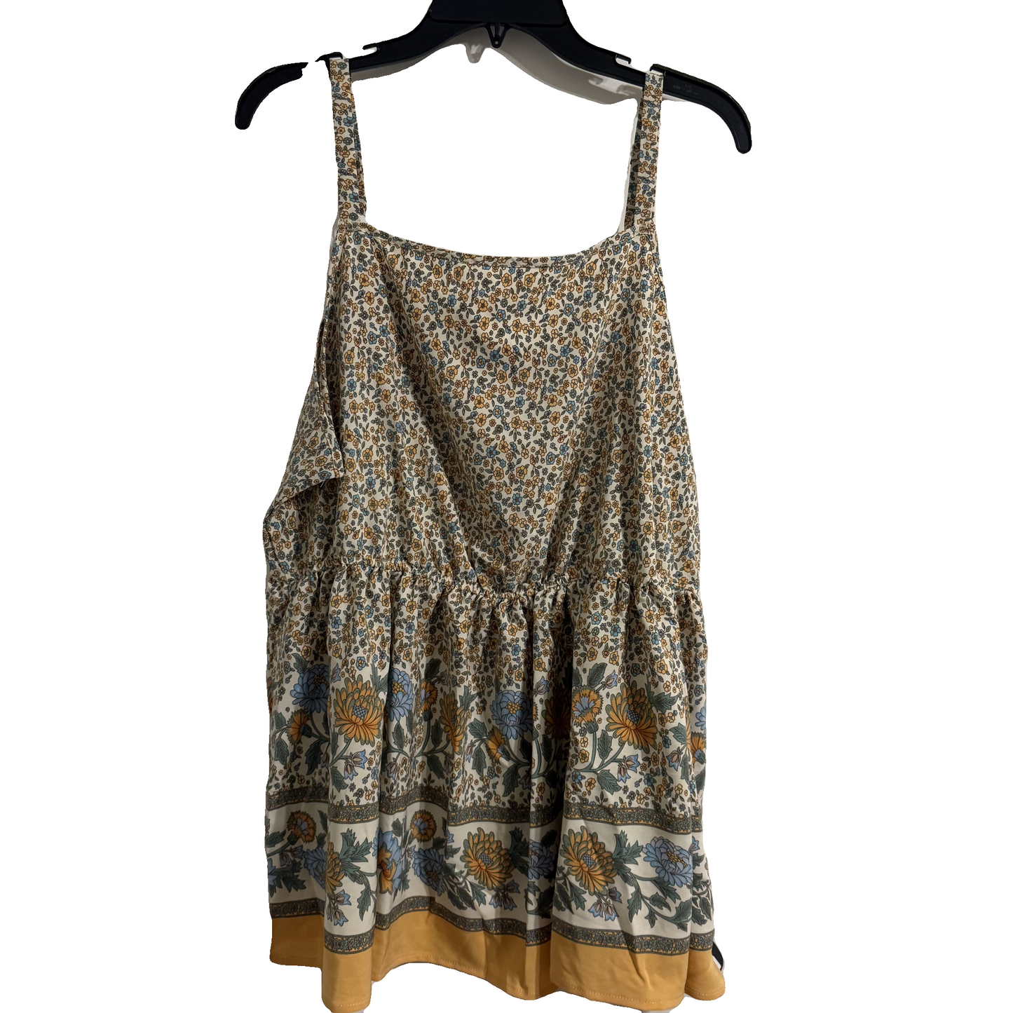 Top Sleeveless By Clothes Mentor In Yellow, Size: 2x