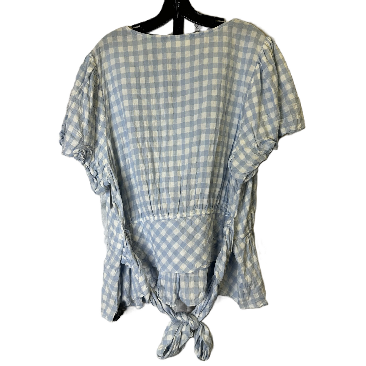 Top Short Sleeve By Maeve In Blue, Size: 4x