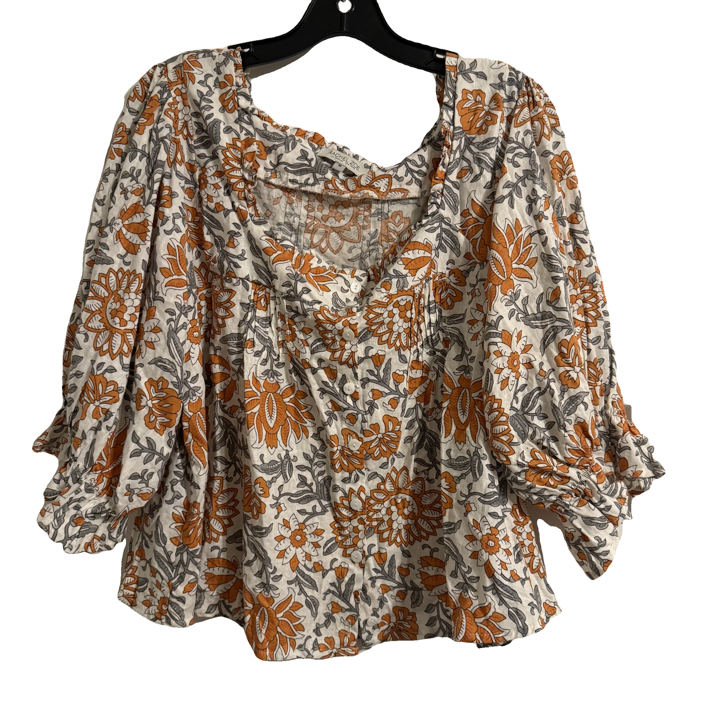 Top Short Sleeve By Rachel Zoe In Orange, Size: M