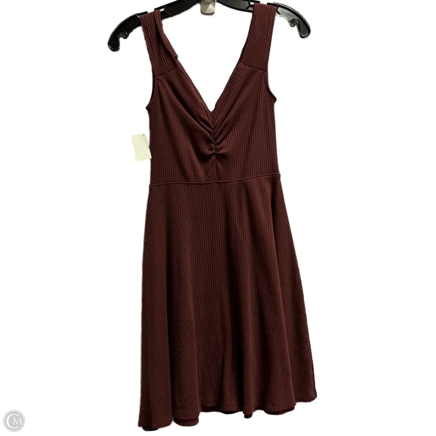 Dress Casual Midi By Abercrombie And Fitch In Red, Size: S