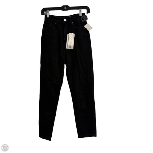 Jeans Straight By Zara In Black, Size: 0