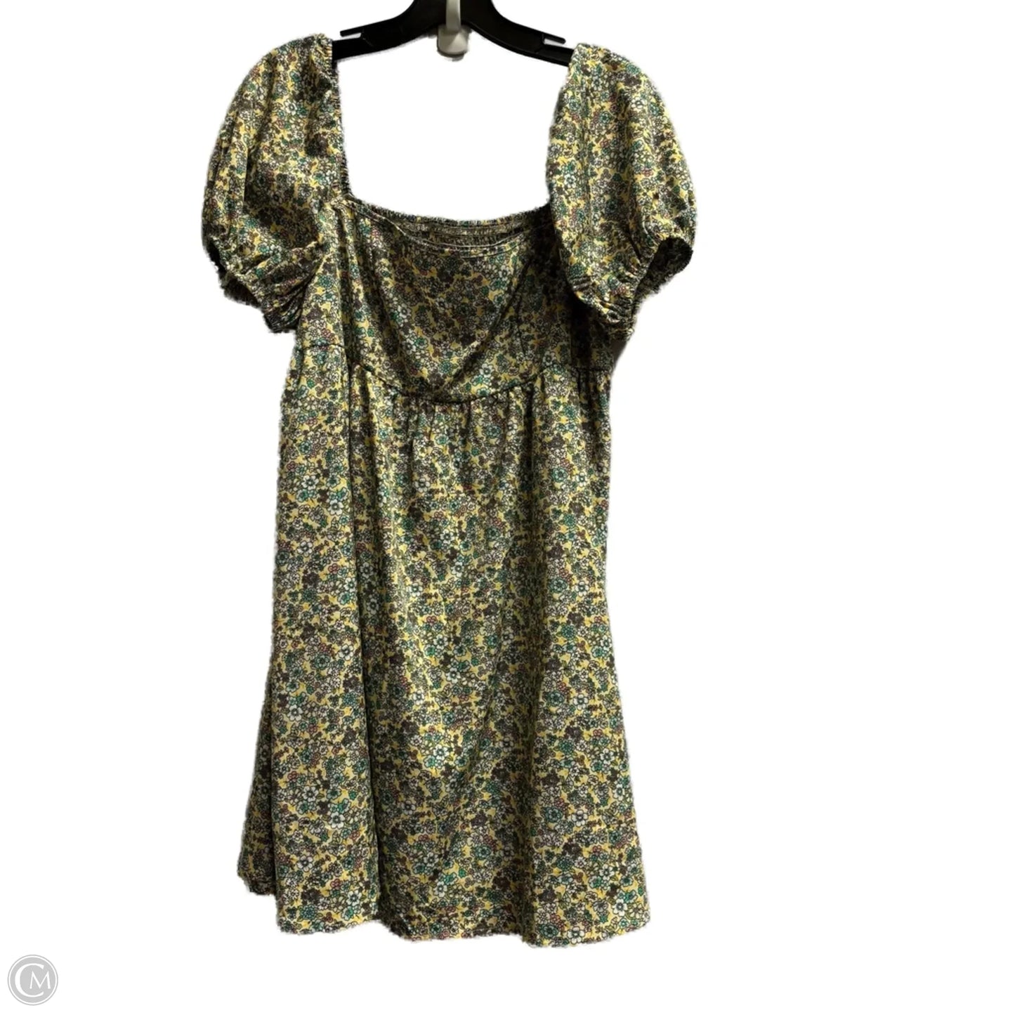 Dress Casual Short By Shein In Yellow, Size: L