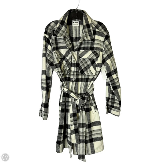 Coat Trench Coat By Ci Sono In Black, Size: L