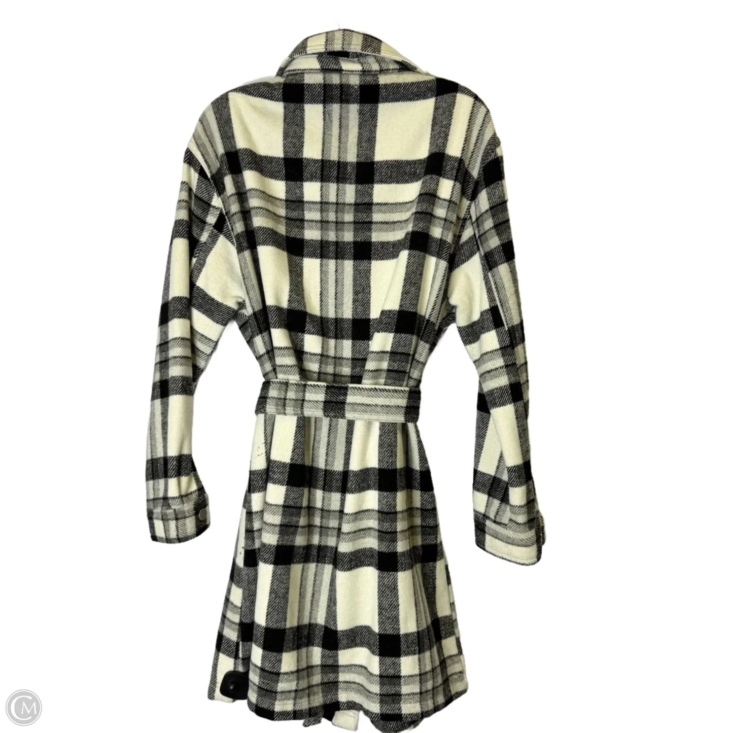 Coat Trench Coat By Ci Sono In Black, Size: L