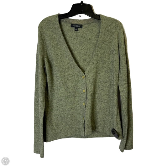 Sweater Cardigan By Banana Republic In Grey, Size: L