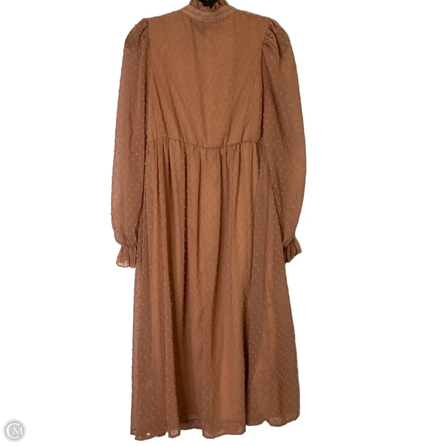 Dress Casual Midi By Shein In Pink, Size: S