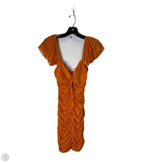 Dress Party Short By Zara In Orange, Size: M