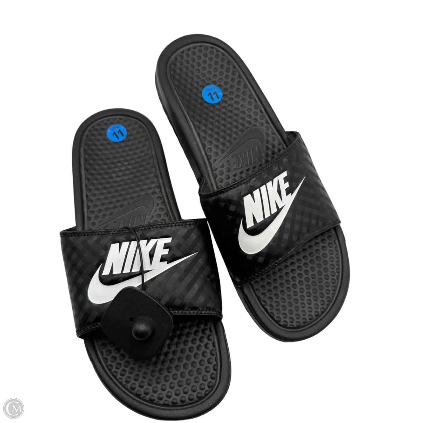 Sandals Flats By Nike In Black, Size: 11