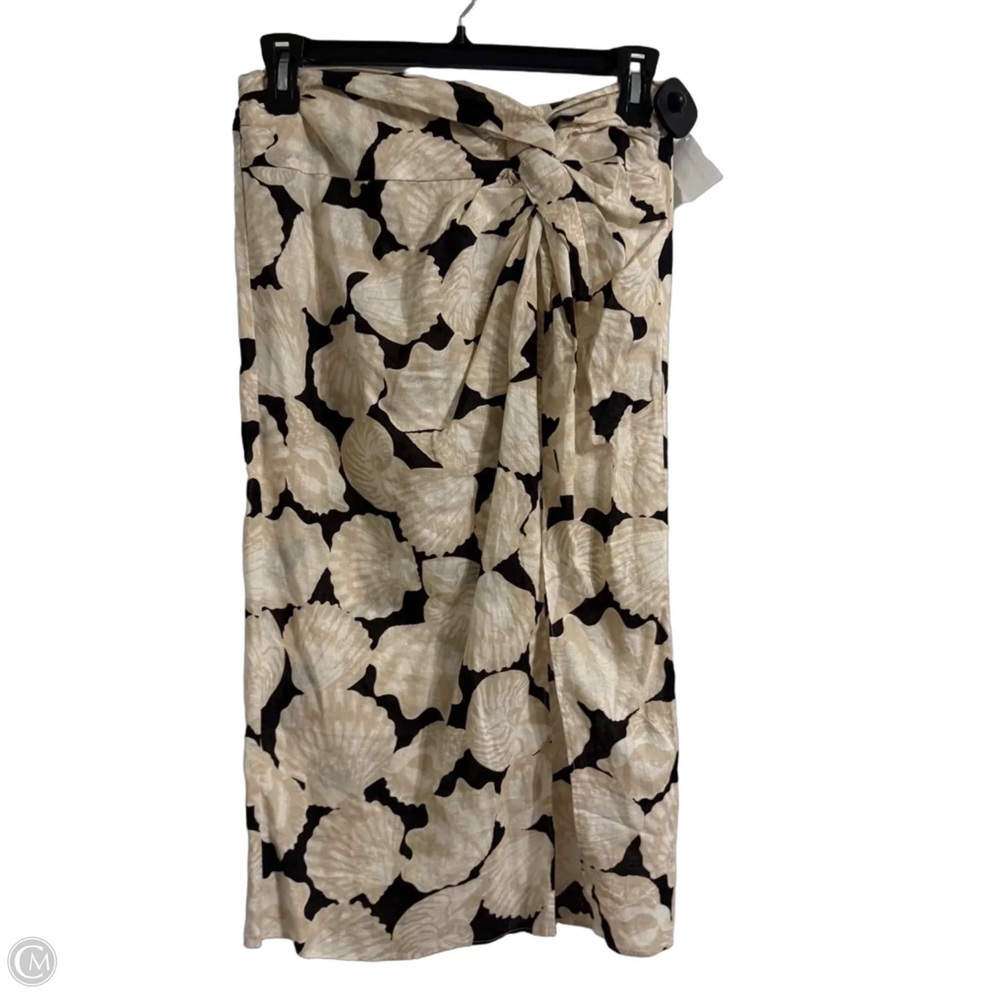 Skirt Midi By H&m In Tan, Size: 10