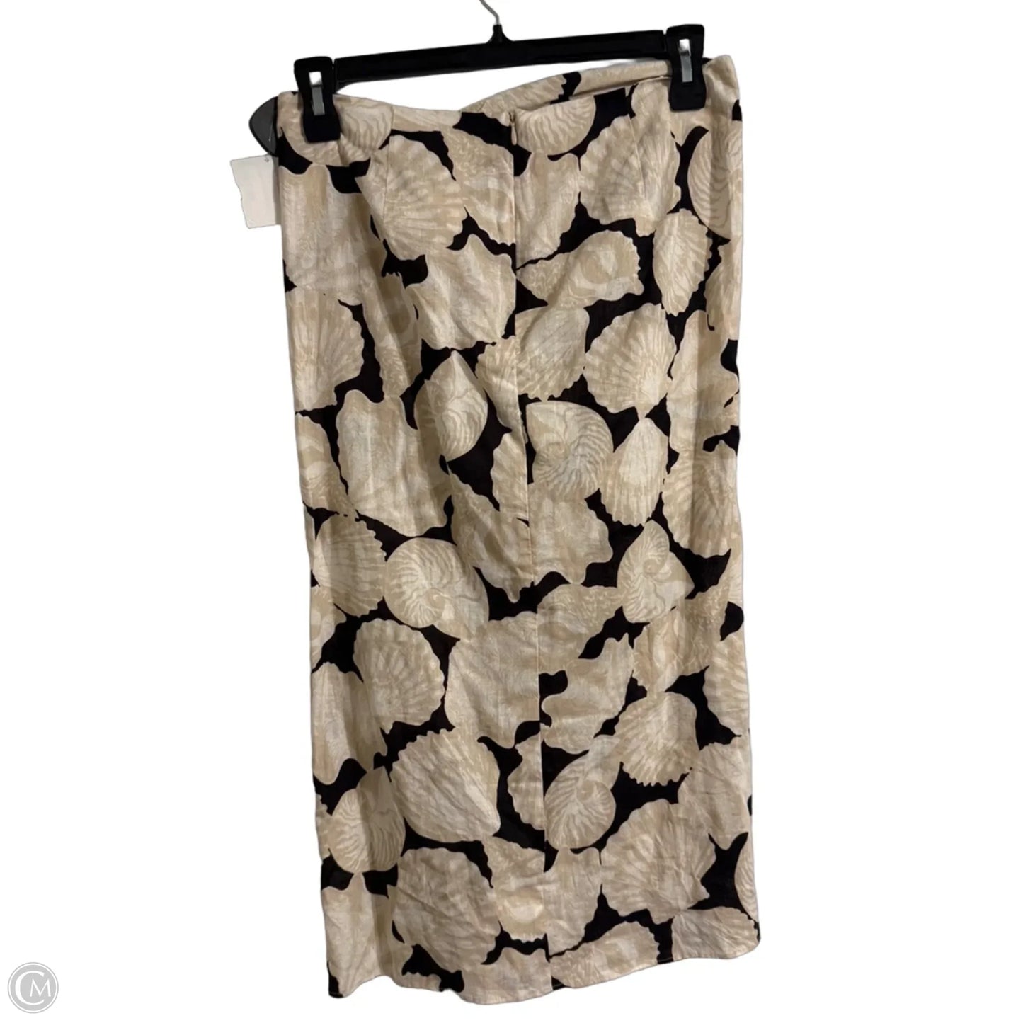 Skirt Midi By H&m In Tan, Size: 10
