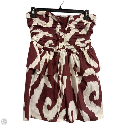 Romper By Express In Red, Size: M