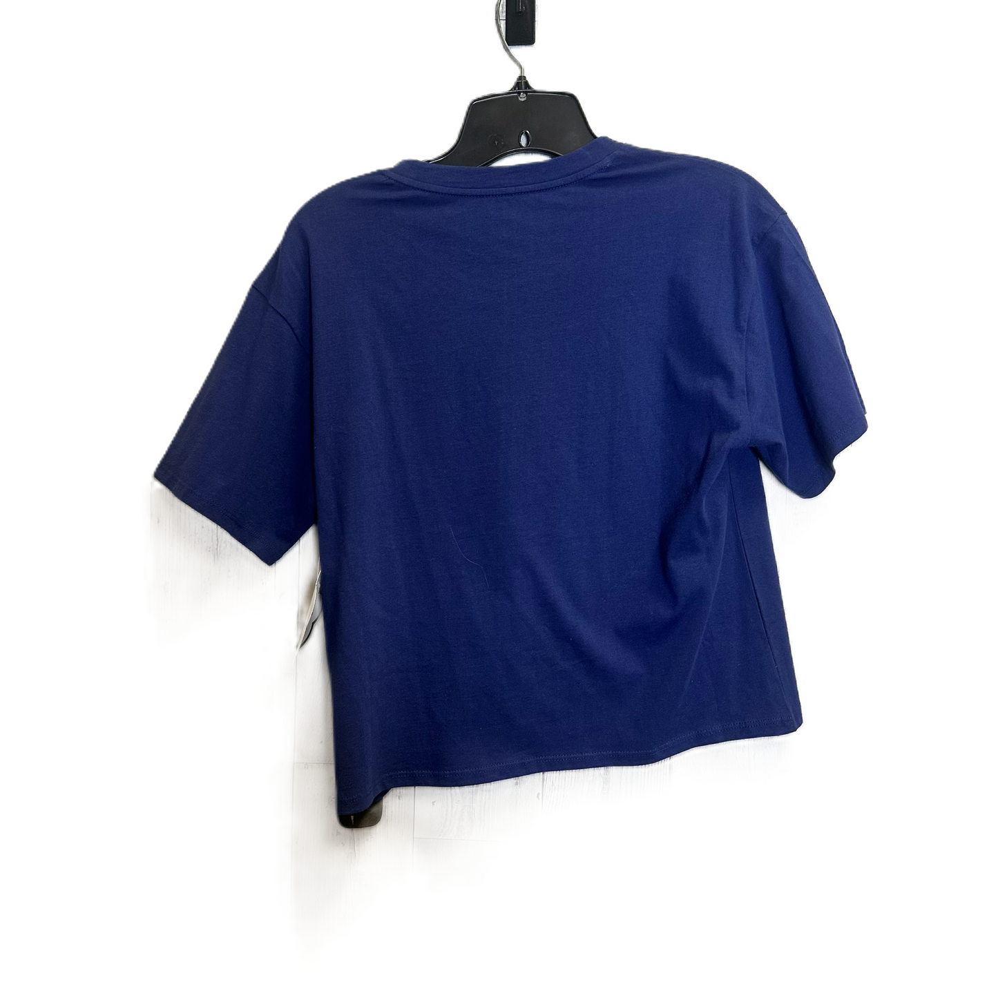 Navy Top Short Sleeve Basic By Clothes Mentor, Size: S