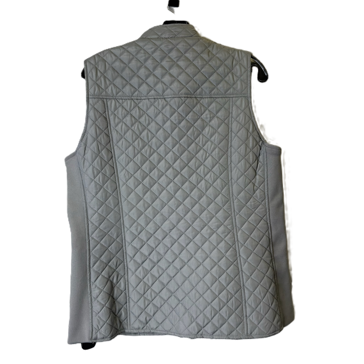 Vest Puffer & Quilted By Kim Rogers In Grey, Size: L