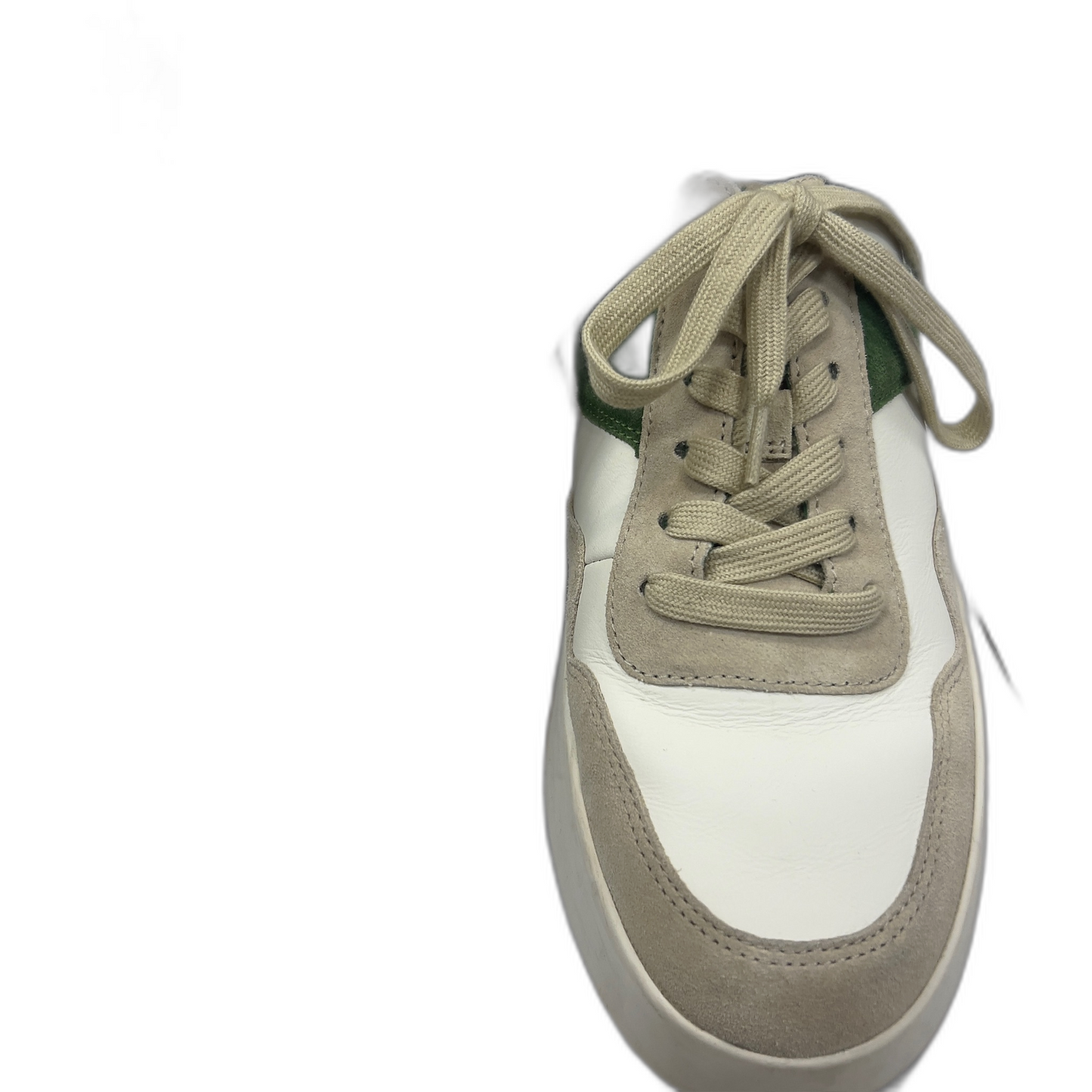 Shoes Sneakers By Vince In Cream & Green, Size: 8.5