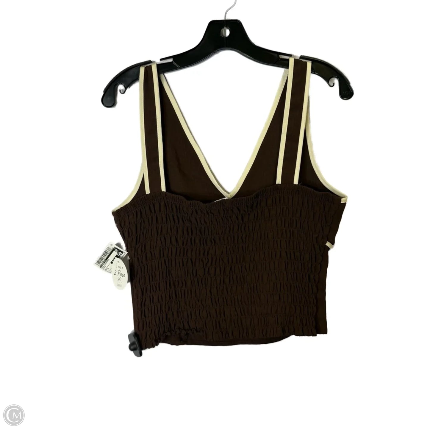 Top Sleeveless By Sienna Sky In Brown, Size: L